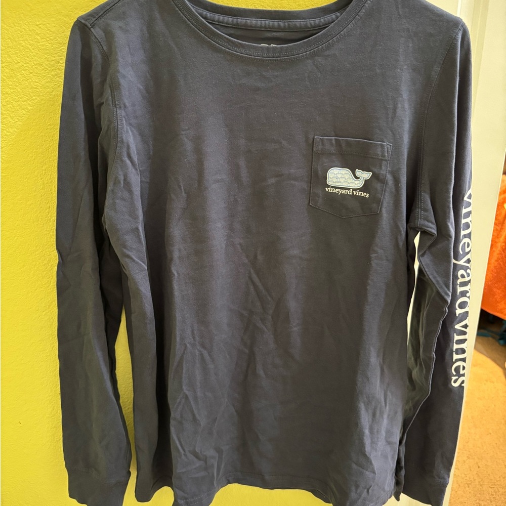 Vineyard Vines Dark Blue Long Sleeve Tee